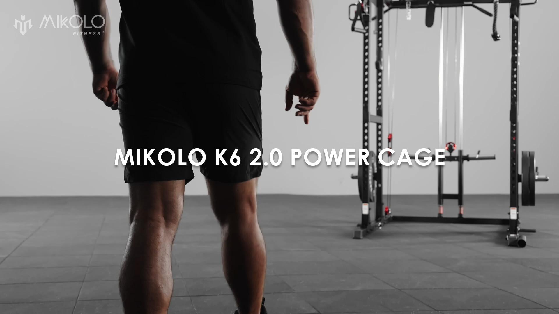 Amazon.com: Mikolo K6 2.0 Power Cage, Power Rack with Cable